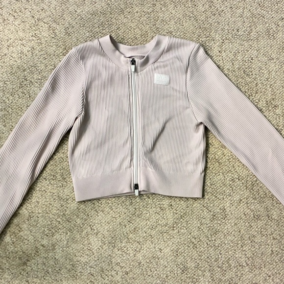 SMR Pink Ribbed Jacket - Picture 3 of 5